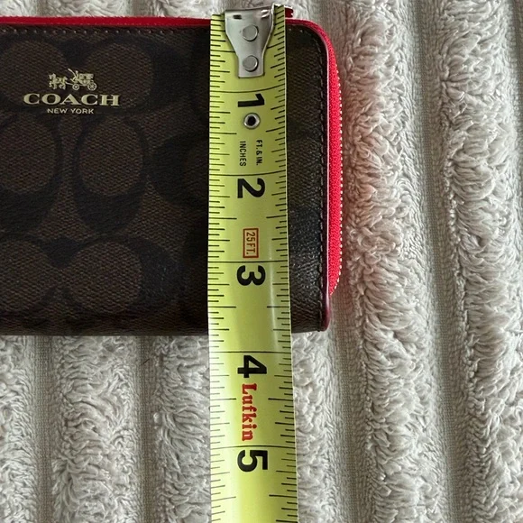 Coach Long Zip Around Wallet in Signature Canvas - Picture 12 of 12